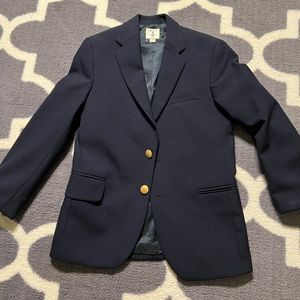 Lands End navy blazer 10